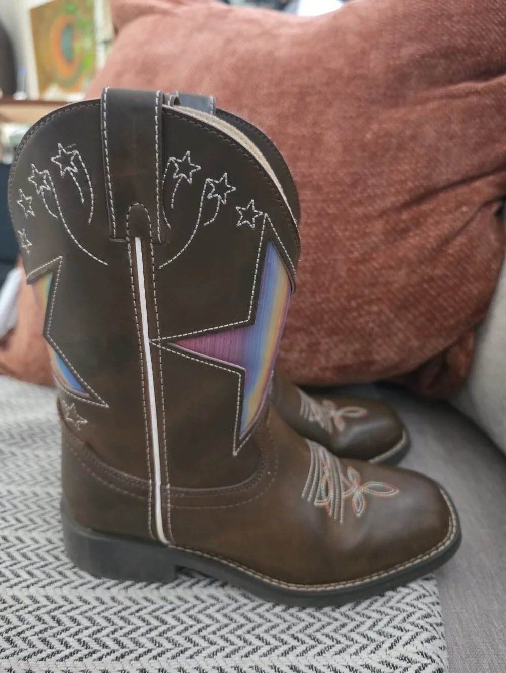 Girls' Superstar Western Boots - Broad Square Toe